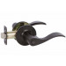 Entrance Door Lever - Bennett Black