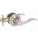 Passage Door Lever - Bennett Satin Nickel