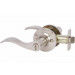 Locking Privacy Door Lever - Bennett Satin Nickel