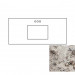 49x22 Bianco Venato Granite Top - Single Bowl