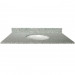 25x22 Mission White Granite Top - Single Bowl