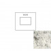 25x22 White Diamond Granite Top - Single Bowl