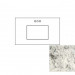 37x22 White Diamond Granite Top - Single Bowl