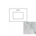 31x22 Carrara White Marble Vanity Top - Single Bowl