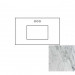 37x22 Carrara White Marble Vanity Top - Single Bowl
