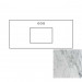 49x22 Carrara White Marble Vanity Top - Single Bowl