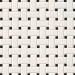 White and Black Basket Weave Mosaic Tile