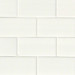 White Glossy 3x6 Subway Tile