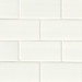 White Glossy 3x6 Subway Tile