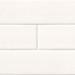 White Glossy 4x16 Subway Tile
