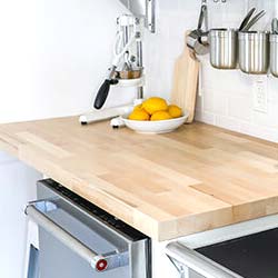 Unfinished Butcher Block Countertop Image