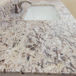 Bianco Venato Granite Vanity Top Image