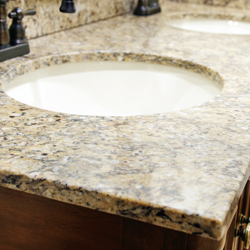 Giallo Cecilia Granite Vanity Top Image