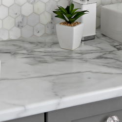 Calacatta Marble Laminate Vanity Top Image