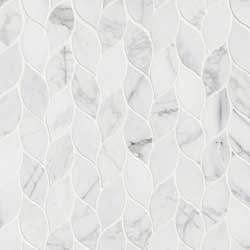 Calacatta Blanco Natural Marble Pattern Tile