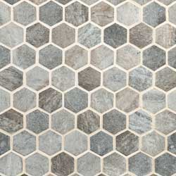 Stonella Hexagon Glass Mosaic Tile